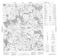 056B13 No Title Canadian topographic map, 1:50,000 scale