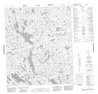 056B15 No Title Canadian topographic map, 1:50,000 scale