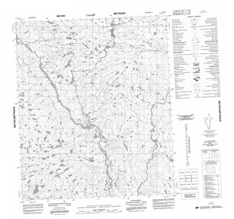 056B16 No Title Canadian topographic map, 1:50,000 scale