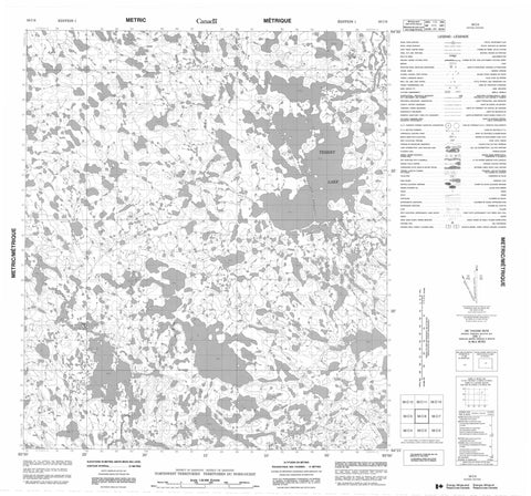 056C06 No Title Canadian topographic map, 1:50,000 scale