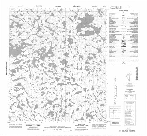 056C11 No Title Canadian topographic map, 1:50,000 scale