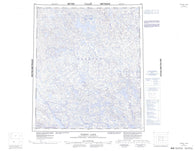 056C Tehery Lake Canadian topographic map, 1:250,000 scale