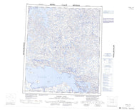056D Baker Lake Canadian topographic map, 1:250,000 scale