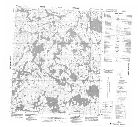 056E04 No Title Canadian topographic map, 1:50,000 scale