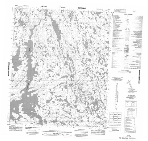 056E05 No Title Canadian topographic map, 1:50,000 scale