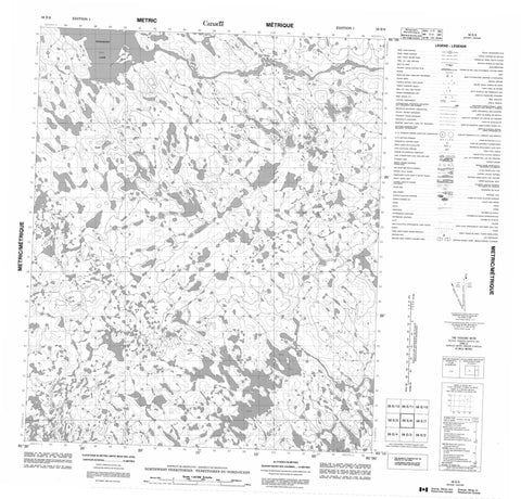 056E06 No Title Canadian topographic map, 1:50,000 scale