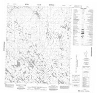 056E07 No Title Canadian topographic map, 1:50,000 scale