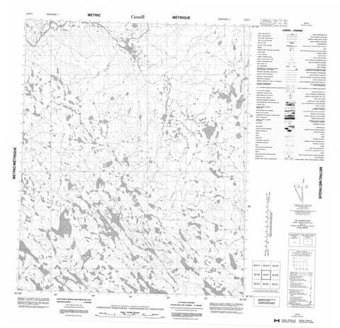 056E07 No Title Canadian topographic map, 1:50,000 scale