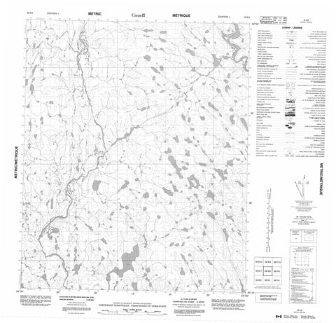 056E08 No Title Canadian topographic map, 1:50,000 scale