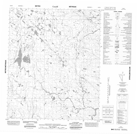 056E09 No Title Canadian topographic map, 1:50,000 scale