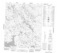 056E11 No Title Canadian topographic map, 1:50,000 scale