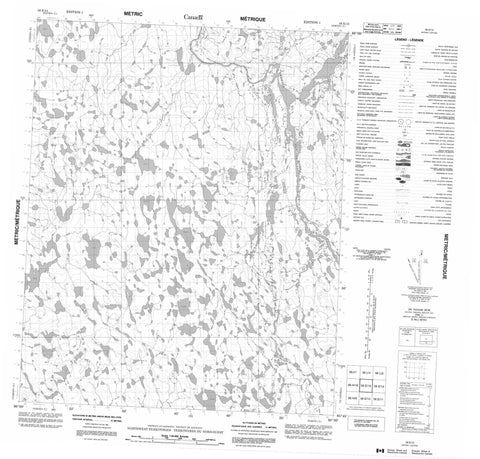 056E13 No Title Canadian topographic map, 1:50,000 scale