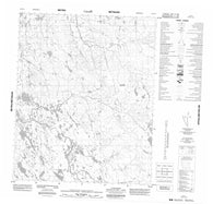 056E14 No Title Canadian topographic map, 1:50,000 scale