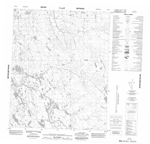 056E14 No Title Canadian topographic map, 1:50,000 scale