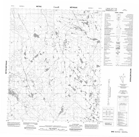 056E15 No Title Canadian topographic map, 1:50,000 scale