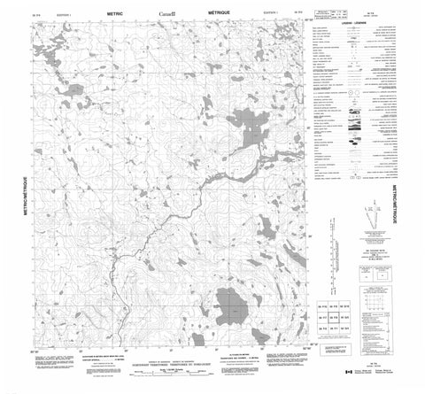 056F08 No Title Canadian topographic map, 1:50,000 scale