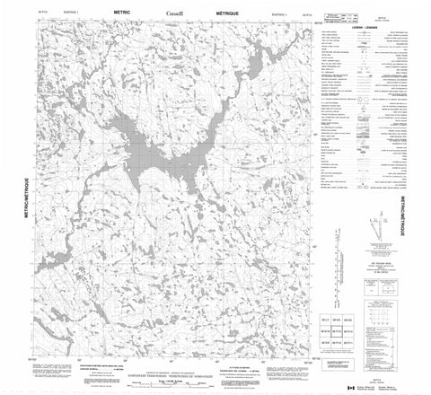 056F13 No Title Canadian topographic map, 1:50,000 scale