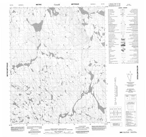 056F16 No Title Canadian topographic map, 1:50,000 scale