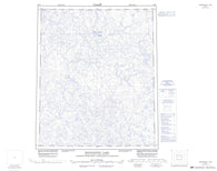 056F Pennington Lake Canadian topographic map, 1:250,000 scale