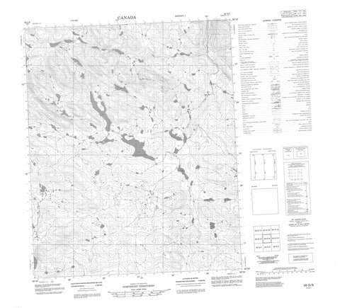 056G09 No Title Canadian topographic map, 1:50,000 scale