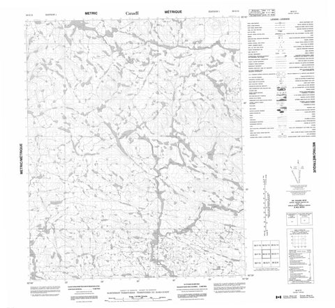 056G12 No Title Canadian topographic map, 1:50,000 scale