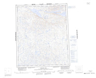 056G Wager Bay Canadian topographic map, 1:250,000 scale