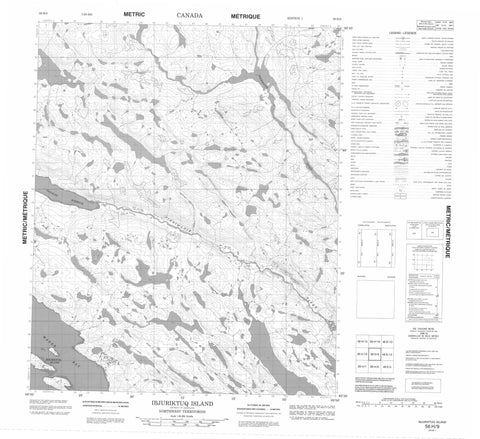 056H09 Ibjuriktuq Island Canadian topographic map, 1:50,000 scale