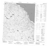 056H12 No Title Canadian topographic map, 1:50,000 scale