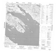 056H13 Bennett Bay Canadian topographic map, 1:50,000 scale