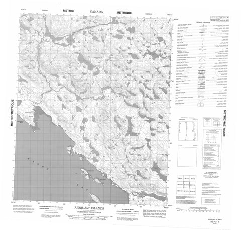 056H14 Aiqqujat Islands Canadian topographic map, 1:50,000 scale