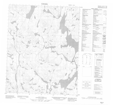 056I03 No Title Canadian topographic map, 1:50,000 scale