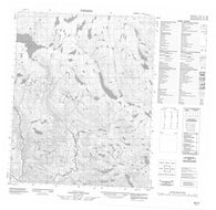 056I04 No Title Canadian topographic map, 1:50,000 scale