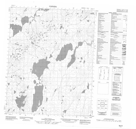 056I05 No Title Canadian topographic map, 1:50,000 scale