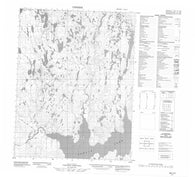 056I14 No Title Canadian topographic map, 1:50,000 scale