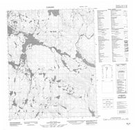 056J06 No Title Canadian topographic map, 1:50,000 scale