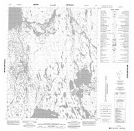 056K05 No Title Canadian topographic map, 1:50,000 scale