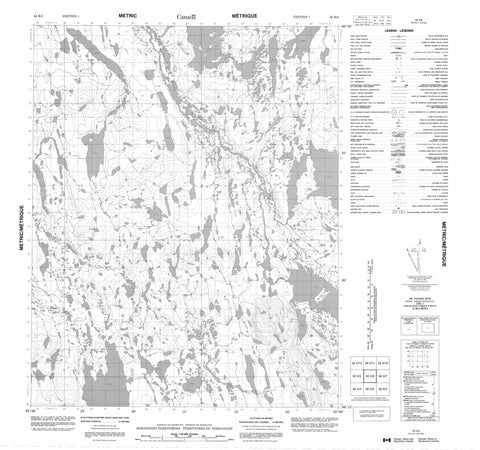 056K06 No Title Canadian topographic map, 1:50,000 scale