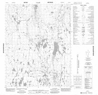 056K10 No Title Canadian topographic map, 1:50,000 scale