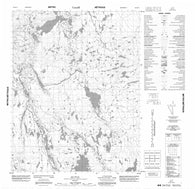 056K11 No Title Canadian topographic map, 1:50,000 scale