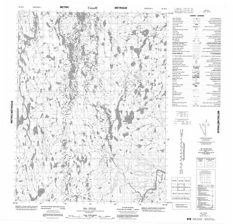 056K13 No Title Canadian topographic map, 1:50,000 scale