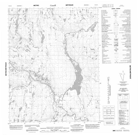 056K16 No Title Canadian topographic map, 1:50,000 scale