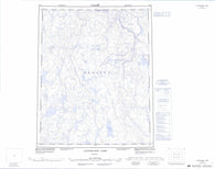 056K Laughland Lake Canadian topographic map, 1:250,000 scale