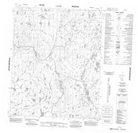 056L04 No Title Canadian topographic map, 1:50,000 scale