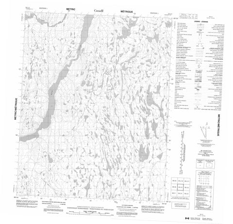 056L05 No Title Canadian topographic map, 1:50,000 scale