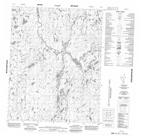 056L06 No Title Canadian topographic map, 1:50,000 scale