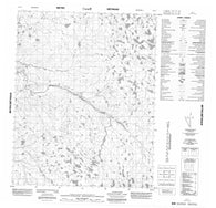 056L07 No Title Canadian topographic map, 1:50,000 scale