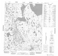 056L08 No Title Canadian topographic map, 1:50,000 scale