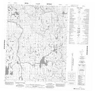 056L11 No Title Canadian topographic map, 1:50,000 scale