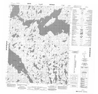 056L13 No Title Canadian topographic map, 1:50,000 scale