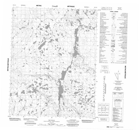 056L15 No Title Canadian topographic map, 1:50,000 scale